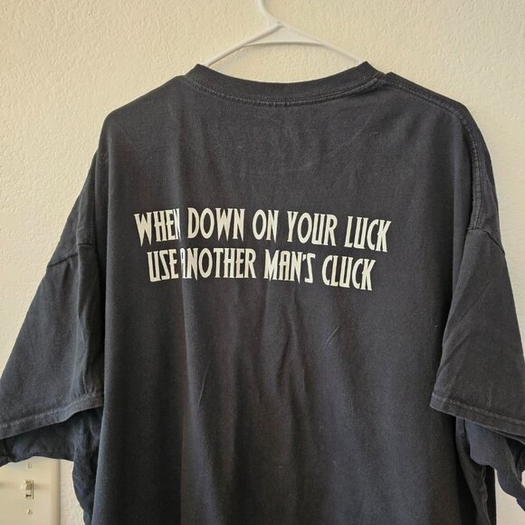 Funny Rooster Black T Shirt Men's Size 3XL The Dock Farm Shirt Chicken Lovers - Picture 5 of 7